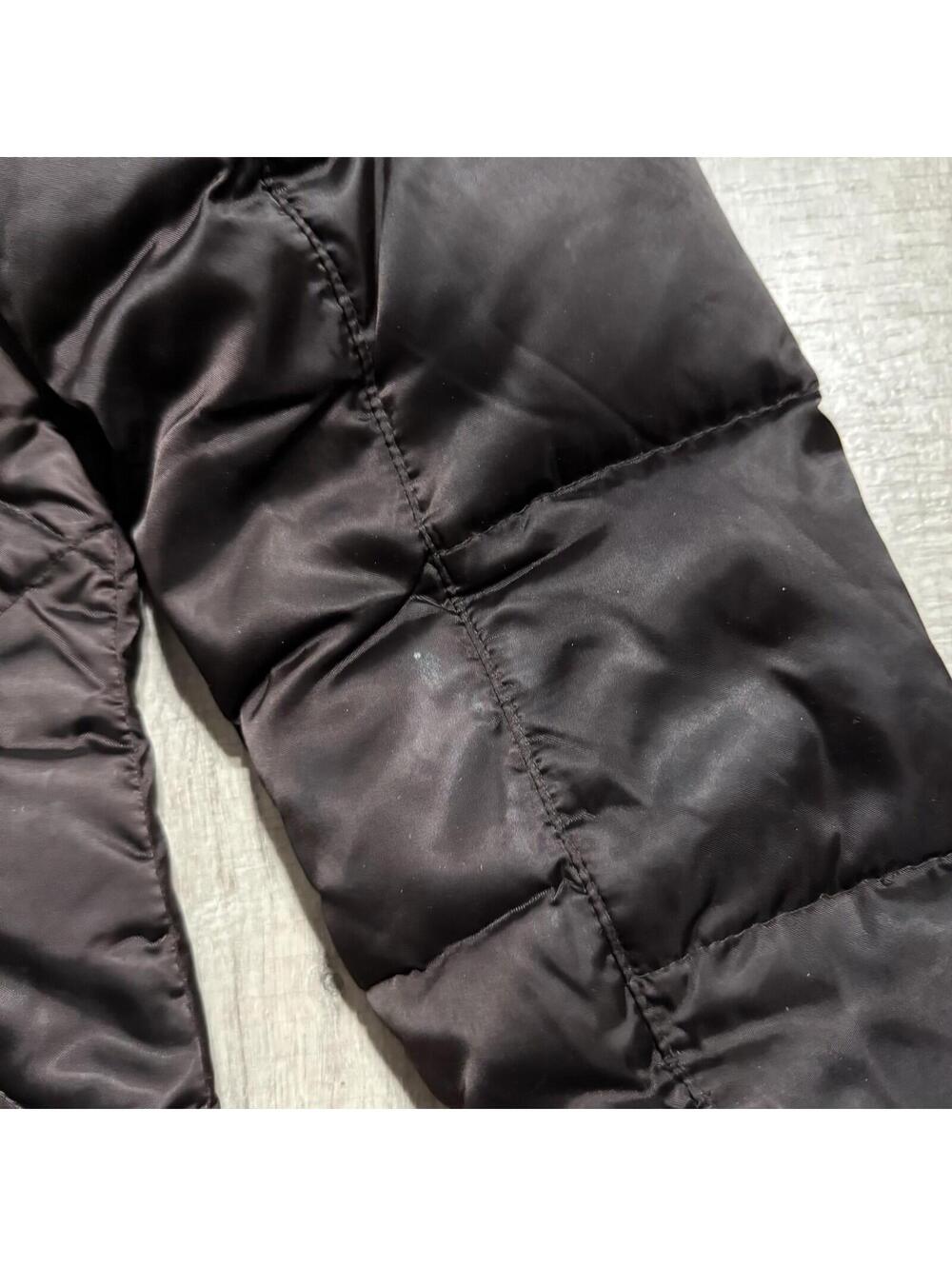 The North Face 550 Puffer Jacket Dark Brown Quilted Goose Down Women’s Small - Picture 5 of 12